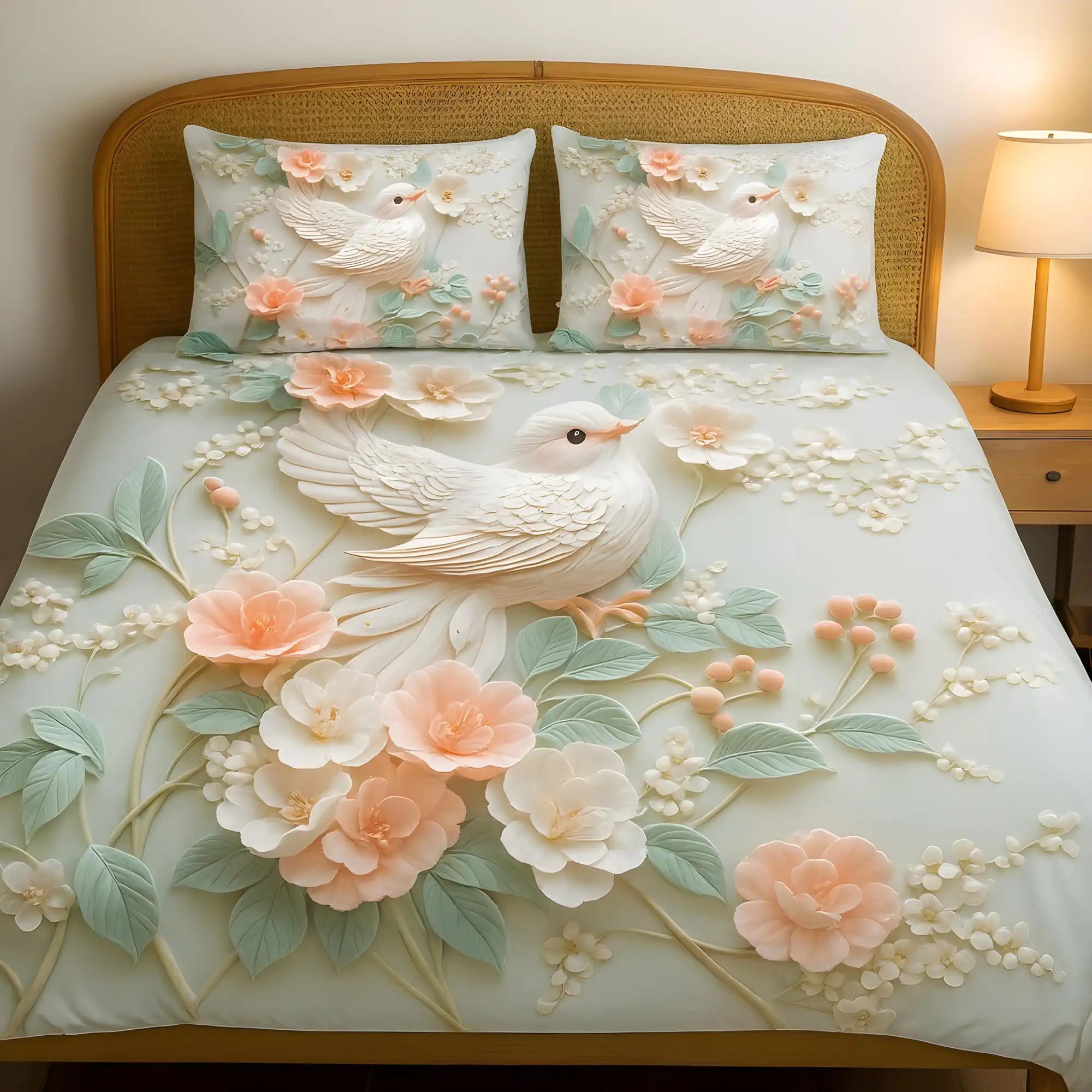7D - Premium king size bed sheet | luxury cotton bedsheet | printed bedsheet